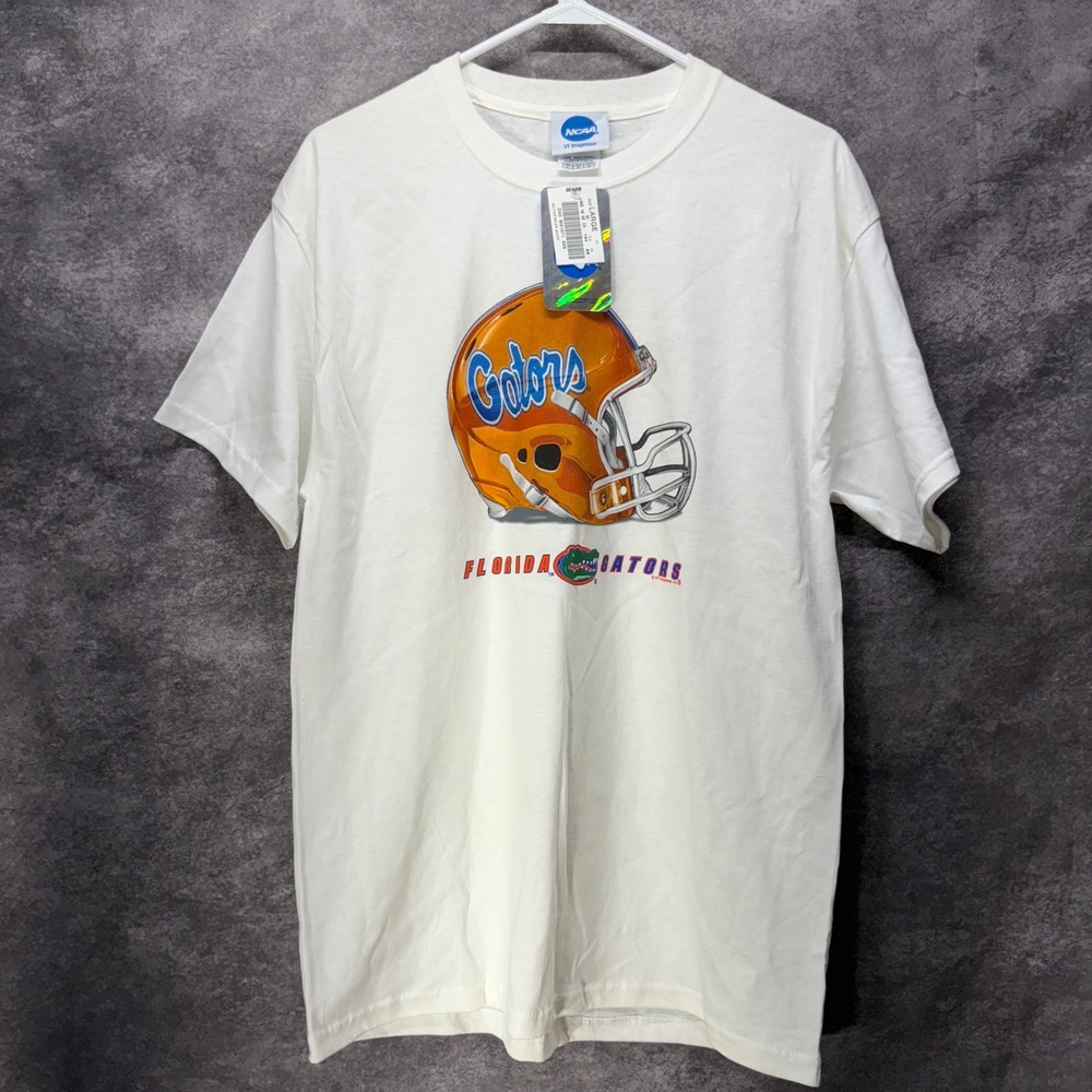 Y2K NCAA Florida Gators Football Helmet Football Helmut Graphic T-Shirt Mens L